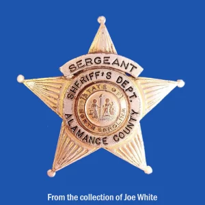 Alamance County Badge 1